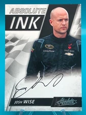 Josh Wise 2017 Absolute Racing Absolute Ink Certified Autograph NASCAR Auto