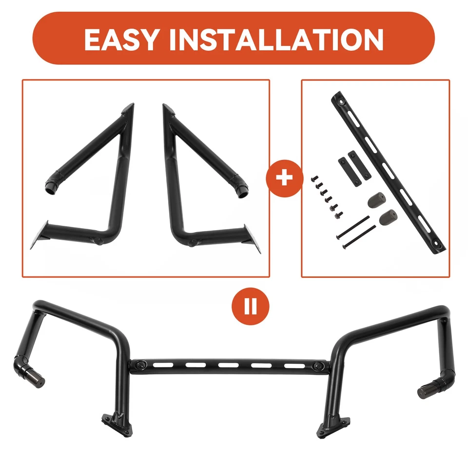 For Polaris Ranger Crew 1000/XP 1000 2018-2024 Front Brush Guard Bumper Steel - Изображение 3 из 4