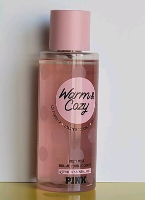 WARM COZY fragrance Body Mist PINK/ Victoria's Secret oz