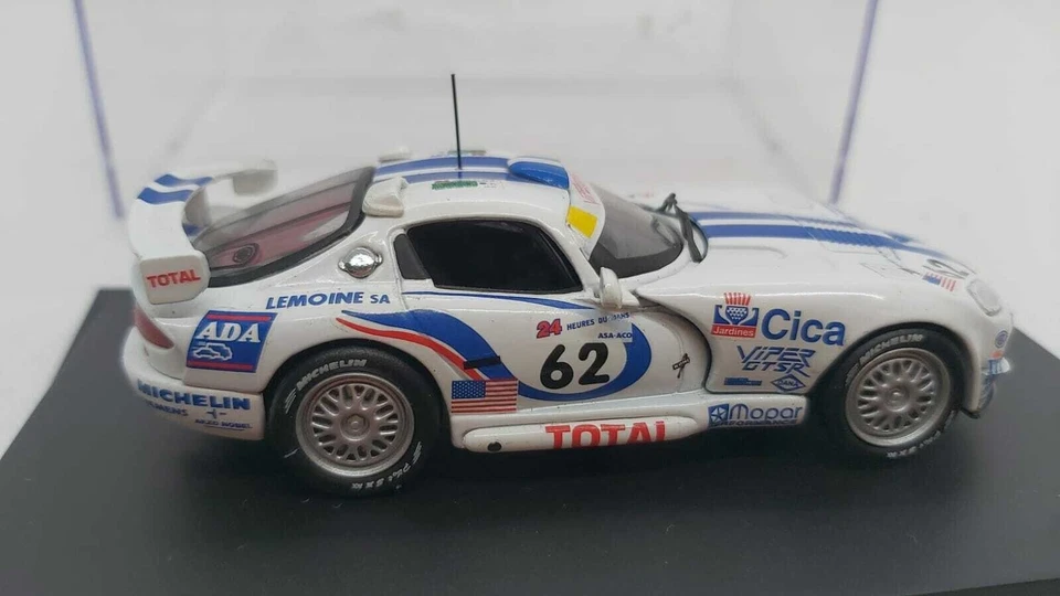 Detail Cars Dodge Viper GTS R nr 62 24h Le Mans 1997 scala 1:43 - Immagine 2 di 2