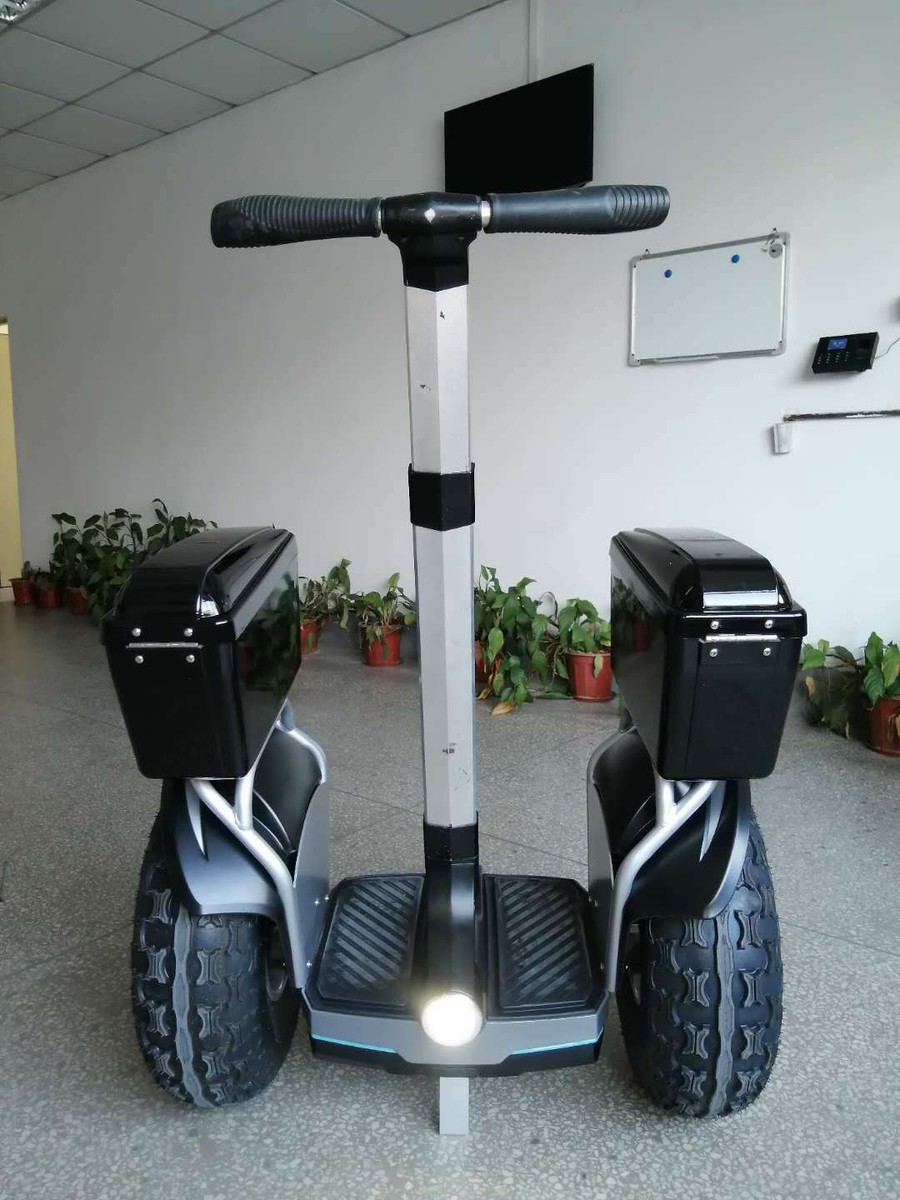Angelol Commercial 2400w Two Wheel Electric Self Balance Vehicle W/ Side  Boxes