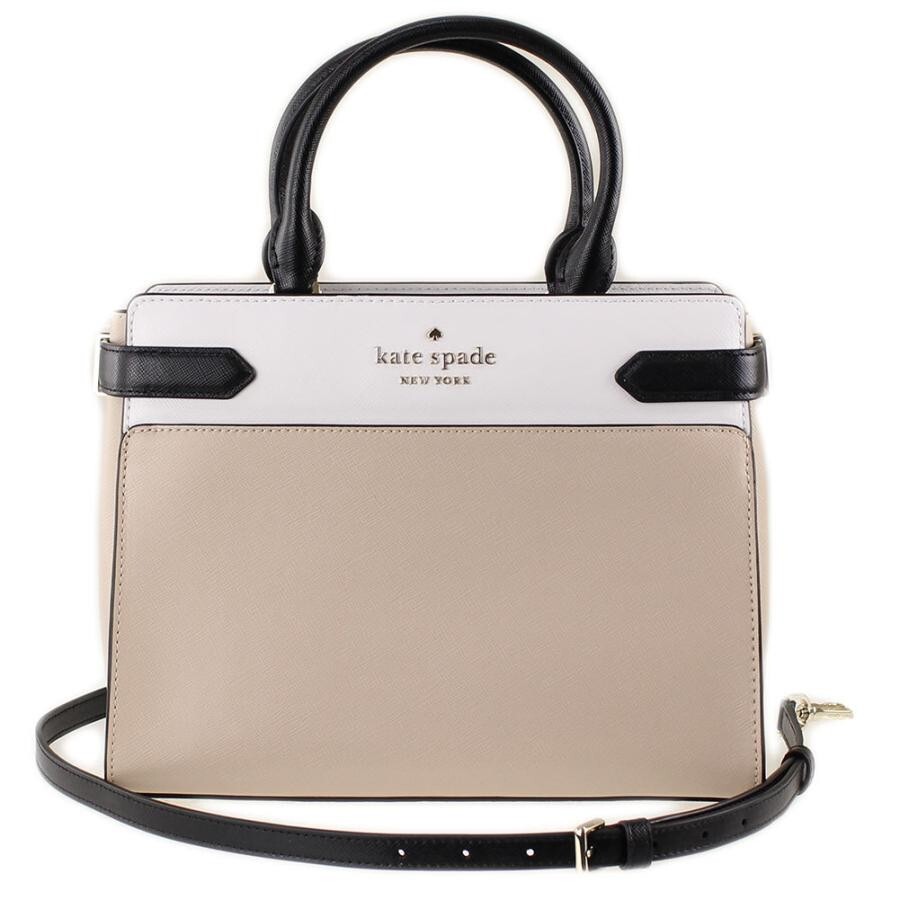 Kate Spade New York Staci Medium Satchel Crossbody Leather Warm