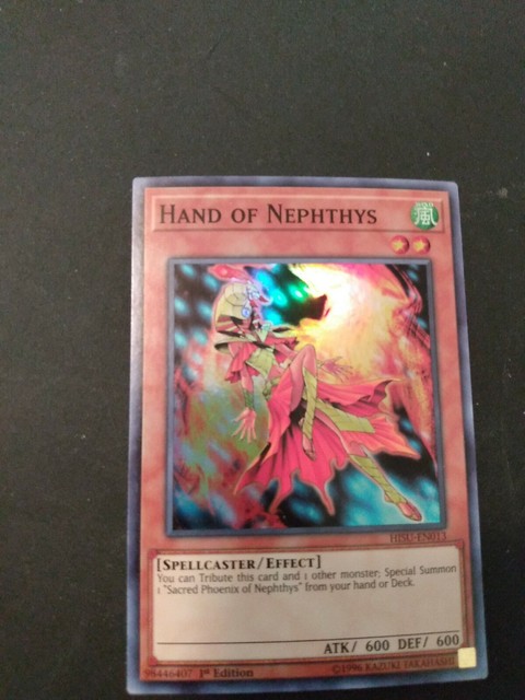 Yu-Gi-Oh! Carta Singola - Rebirth Of Nephthys - HISU-EN009 - Super Rara - 1st Edition - Hidden Summoners