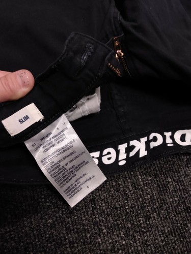 Dickies Boys' Big Flex Pant-Slim Taper Slim Fit, Black Sz 8 Stretch - Picture 4 of 9
