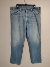 Vintage Levi's 40506-0214 Made in USA Orange Tab Light Denim Jeans - Men's 38x30