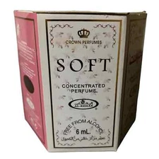 AL REHAB- SOFT Roll On 6ML Each/ 6 Roll In The Box/ Concentrated  Attar
