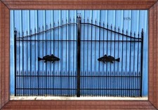 On Sale  1175 12' WD Steel Iron Driveway Entry Gate Inc Post Pkg Home Security