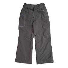Pantaloni da sci K-Way grigi Active Wear UK ragazzo età 11-12 anni W26 L25 DD586