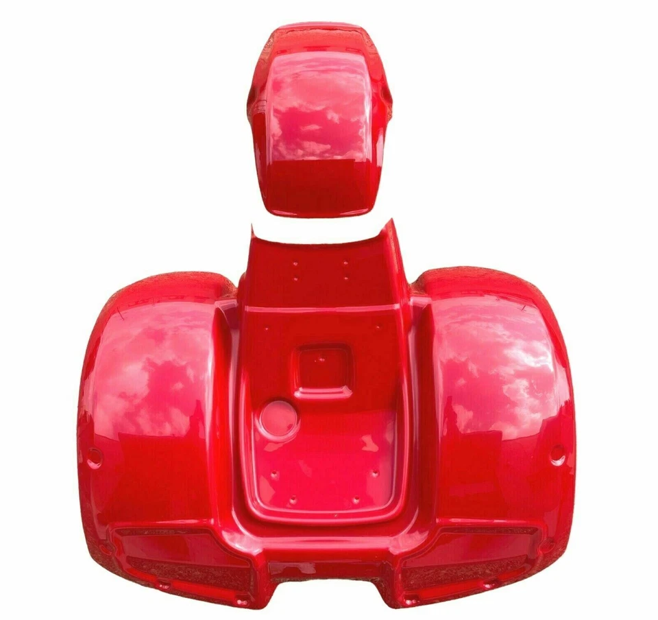Guardabarros delanteros y traseros de alta resistencia KTX Pro Inc para ATC 110 79-82 ROJO Foto 3 de 3