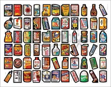 WACKY PACKAGES COMPOSITE ARTOWRK - POSTER REPRINT