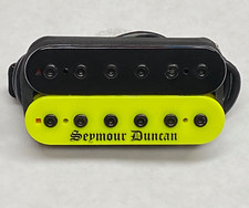 Seymour Duncan Blackened Black Winter Bridge Pickup - NEON YELLOW/BLACK ZEBRA