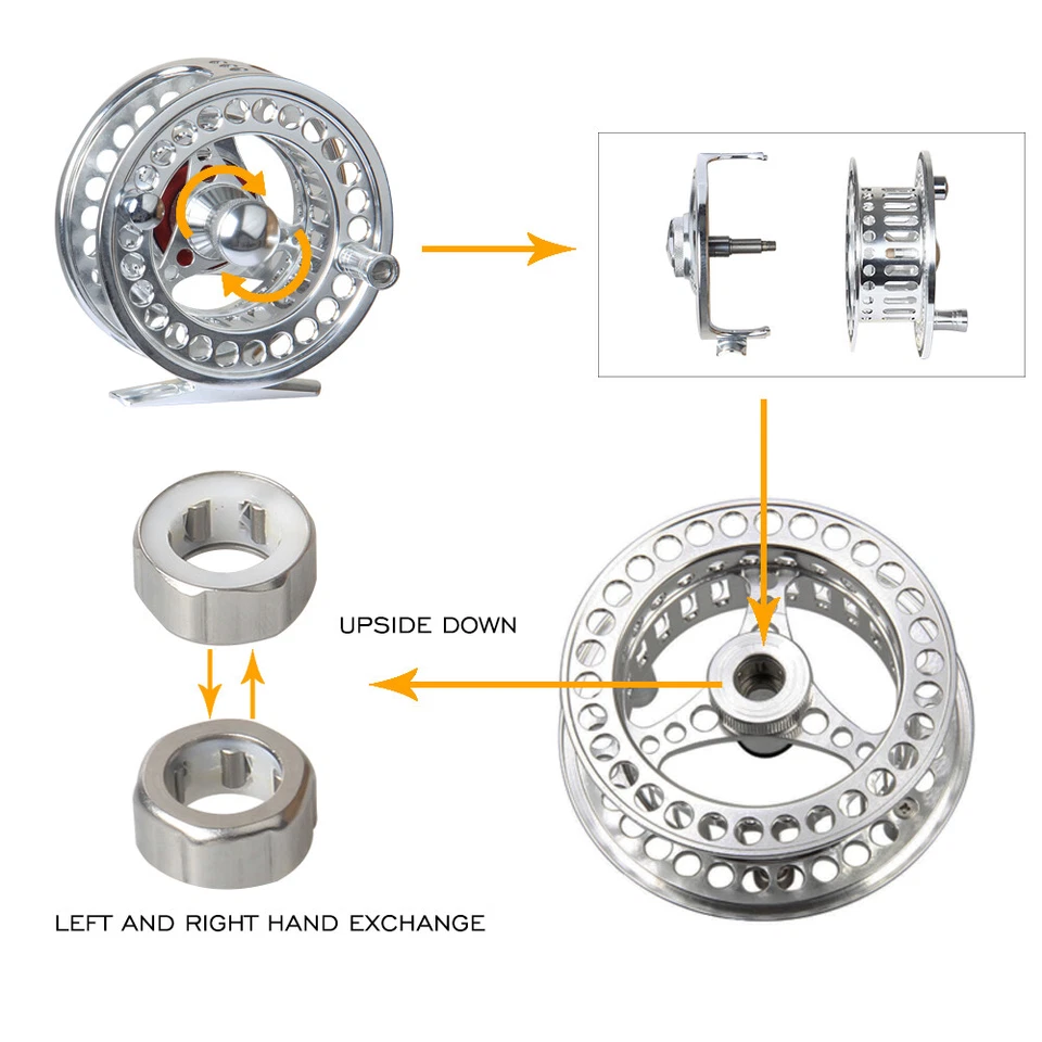 Нахлыстовое удилище 8 футов 4 дюйма/9 футов 3 5 8 Вт быстродействующее нахлыстовое удилище нахлыстовая катушка комбинированная нахлыстовая леска - Изображение 4 из 4