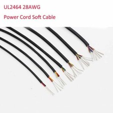 UL2464 28AWG Cavo di Alimentazione Cavo Morbido 2/3/4/5/6/8/10 Core Cavo di Controllo Segnale Nero