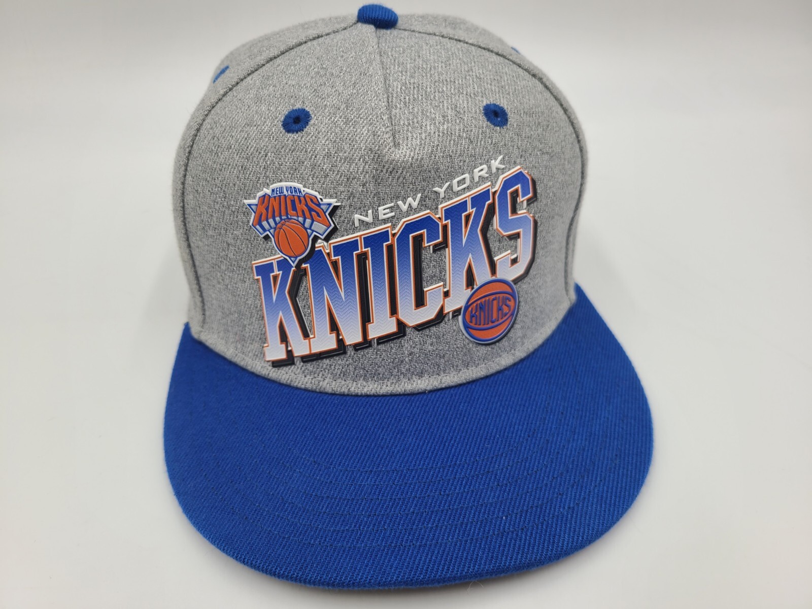 Youth New York Knicks Ultra Game Snapback Hat Cap Boys NBA Basketball Gray Blue