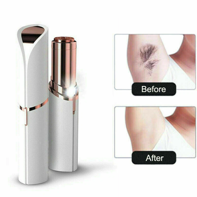 Removedor de pelos faciais impecável aparador depilação indolor depiladora barbeador feminino - Imagem 4 de 4