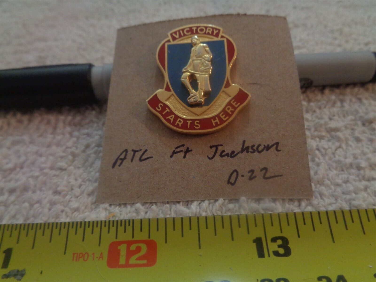 Army Training Center Ft Jackson D-22 Unit Crest, DI, DUI (DRAW#R8)