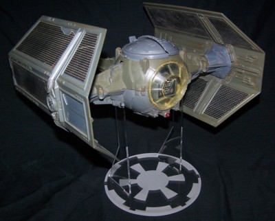 acrylic display stand for Kenner Vintage Darth Vader Tie Fighter Star Wars