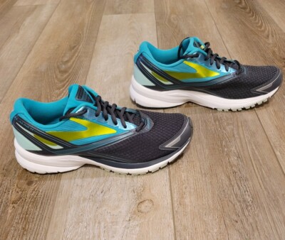 Brooks Womens Launch 1202341B077 Gray Blue Running Shoes Lace Up Size 11  M B