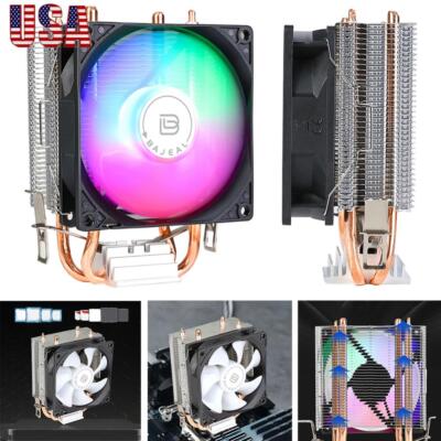 CPU Cooler Silent RGB Fan CPU Cooling Fan for Intel 1150/1151/1155/1156/1200AMD