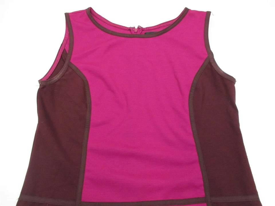 Vestido Vaina MOSSIMO Para Mujer Talla M Sin Mangas Informal Bloque de Color Rosa Foto 2 de 4