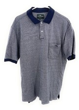 Rodd Gunn Polo Shirt Mens XL Blue Classic Fit Cotton Preppy Casual