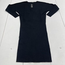 Banana Republic Rina Wrap Front Dress Black Women’s Size Medium New $140*