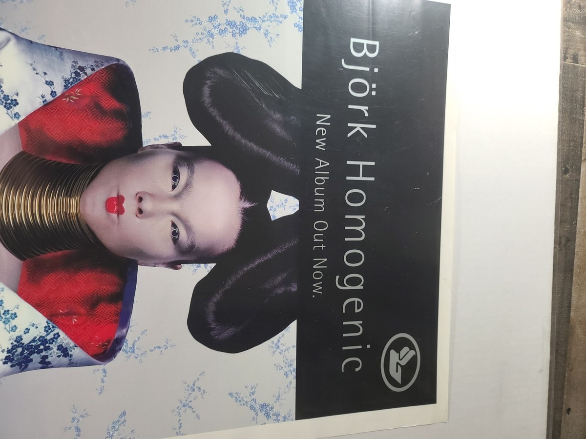 Bjork Promo Poster Homogenic Sugar Cubes The | eBay