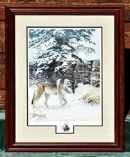 Leo Stans  Wolves "Winter Wonder" Conservation Edition 1993 # 2235/25000