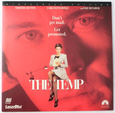 THE TEMP, WIDESCREEN, FAYE DUNAWAY laserdisc LD QUICK SHIP 