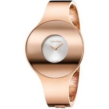 Montre Femme CK CALVIN KLEIN SEAMLESS K8C2M516 Acier Gold Rose Rigide Medium