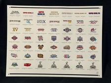 Official Willabee Ward NFL Super Bowl Logo Patches -YOU PICK-