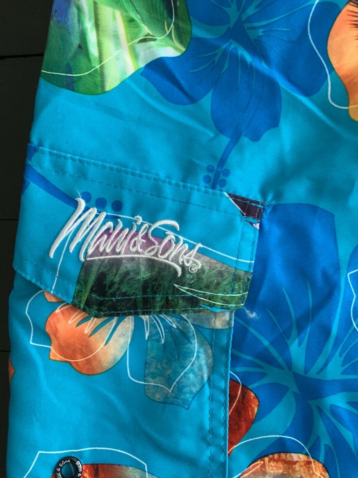 NWT Maui And Sons Swim Trunks Boys Size M 10/12 (M26) image 3