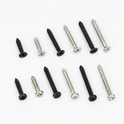 100 Mini Schrauben 1,7x12mm 1,7x14mm Senkkopf Rundkopf Modellbau Gleisschraube
