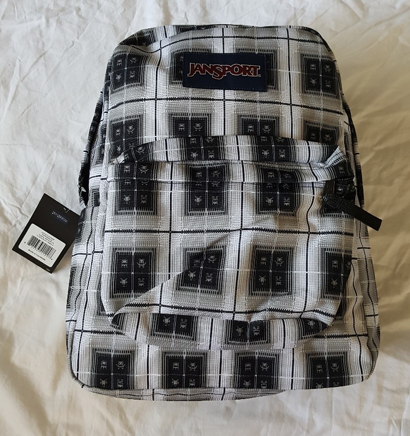 2014 jansport backpacks Cross Town Backpack 17" x 12.5" x 6" - Simple Bag for Everyone with 1 Main Compartment, Front Utility Pocket - Premium Class Accessories - Black plus a sleeve for a 15 laptop and synthetic leather base Jansport Superbreak Plus Backpack -