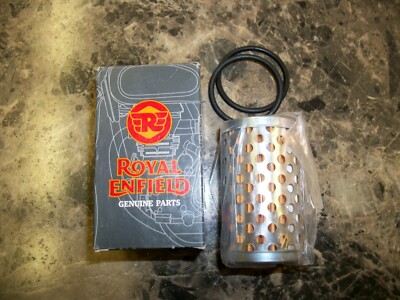 Royal Enfield oil filter w/o-rings # 888414  Continental GT, Bullet, Classic 500
