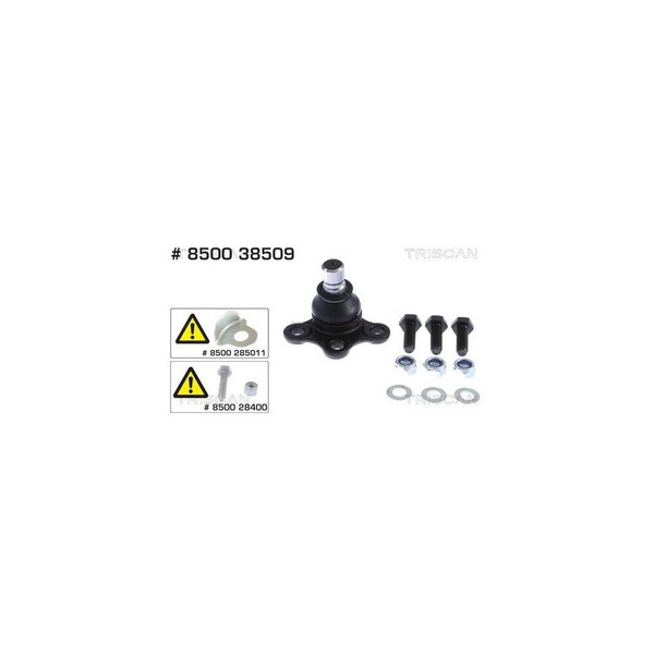 Trag-/FüHrungsgelenk Triscan 8500 38509 FüR CitroËN Peugeot, Vorderachse, AußEn-image