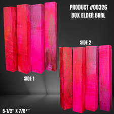 Pink Burl Turning Pen Blank 4 Pack 00326