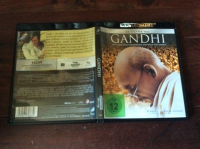 Ghandi [4K Ultra HD Blu Ray] Ben Kingsley Candice Bergen Edward Fox Attenborough