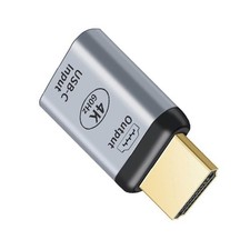 USB-C Type C Female Source to HDMI Male Sink HDTV Adapter 4K 60hz 1080p for M...
