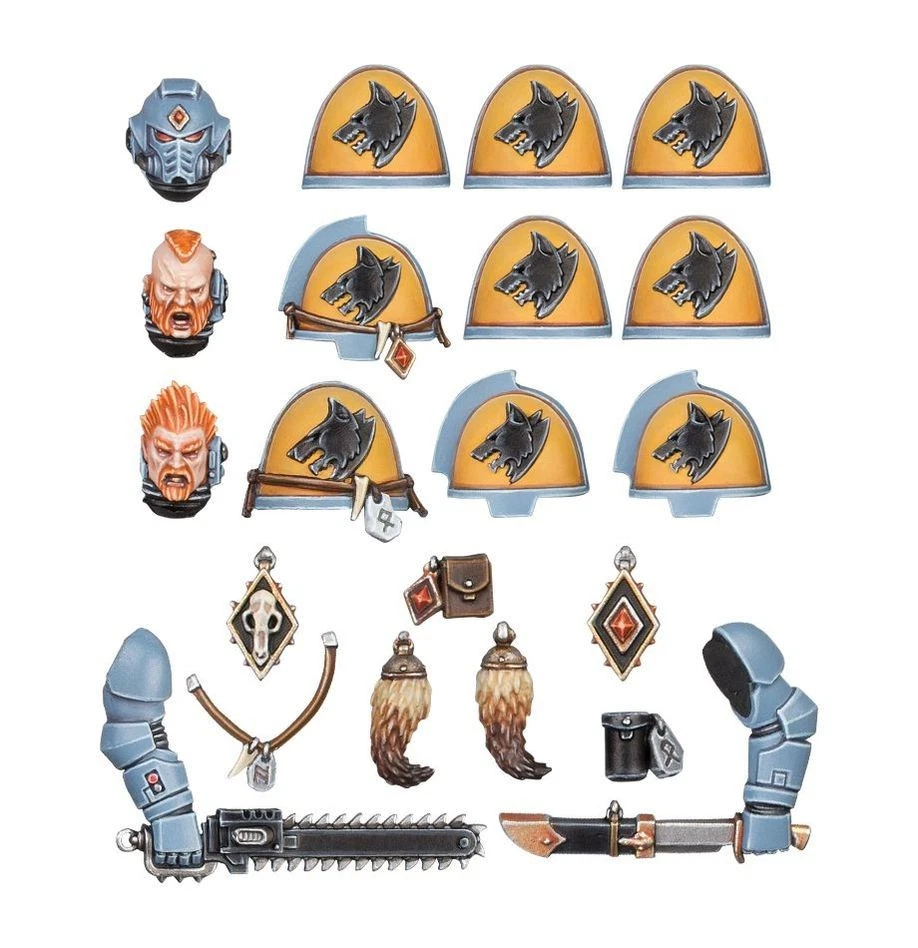 GAMES WORKSHOP [BITS] Space Wolves Primaris Upgrades - Bits / Parts - Warhammer 40K