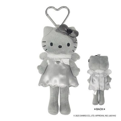 Sanrio Japan Style Up Mascot - Hello Kitty Black Angel In Grey Dress 