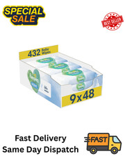 Pampers Harmonie Aqua Baby Wipes Plastic Free 9 Packs 432 Baby Wet Wipes Help|UK