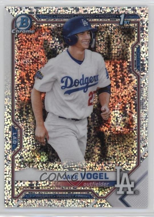 2021 Bowman Chrome Prospects Speckle Refractor 264/299 Jake Vogel #BCP-59