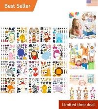 Versatile 60 Sheets of Animal Stickers for Kids - Ideal for Decor Crafts