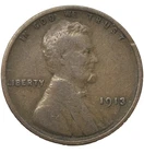 1913 P Lincoln Wheat Cent Good - Very Good (G-VG) Copper Average Circulated 1c