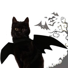 Pet Dog Cat Black Bat Wings Cosplay Wings Costume Party Halloween DecoratioR-MC