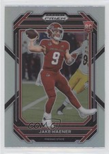 2023 Panini Prizm Draft Picks Silver Prizm Jake Haener #109 10rc