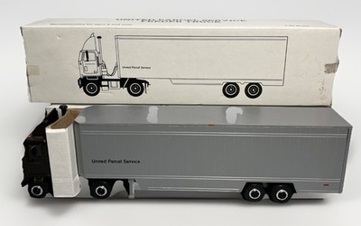 Hermann Marketing 1:42 United Parcel Service 40' Drop Frame Feeder Truck NEW NIB