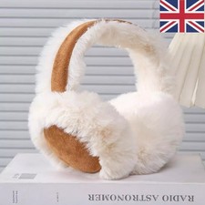 Women Men Winter Super Soft Ear Muffs Warmer Ladies Earflaps Cosy Cold Fluffy UK
