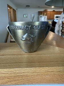 1971~Vintage Solid Brass Mortar and Pestle Medicine Herb Apothecary Pharmacy